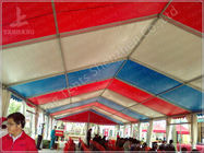 Coloured Temporary Fabric Structures Unique Marquees A-Shaped Roof Top Style