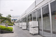 Glass Doors Aluminum Structure Tent Marquee Big Marquee Hire 40x100 M 4000 Sqm