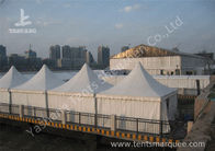 Portable Large Clear Span Fabric Structures Black PVC Fabric Roof Cover