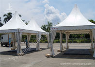 Out door Car Exhibition Clear Span Fabric Buildings White PVC Textile Cover