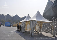 Water Resisting Events High Peak Tents Transparent PVC Fabric Windows