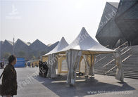 Water Resisting Events High Peak Tents Transparent PVC Fabric Windows