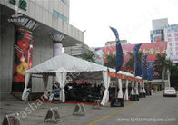 Outdoor UV Resistant 850gsm White PVC Fabric Cover Car Exhibition Tent