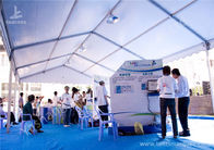 White Fabric Aluminum Frame Outdoor Event Tent for Mobile Phone Commercial Activities