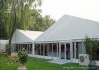 UV Resistant custom Outdoor Event Tent Building Solid Glass and EPS Wall Designed