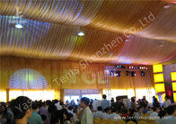 Yellow Lining Decoration Outdoor Event Tent , outdoor canopy tent Aluminum Alloy Framed