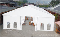 300 People Luxury Wedding Tents Rentals Aluminium Frame Marquee With Transparent PVC Windows