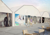 Sports Hall Canopy Outside Event Tents Heat Resistant with Glass Door