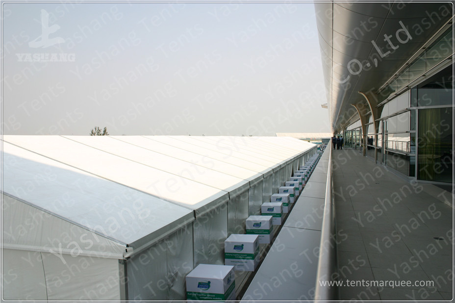 Sunblock Outdoor Exhibition Tents High Strength Aluminum Frame Marquee
