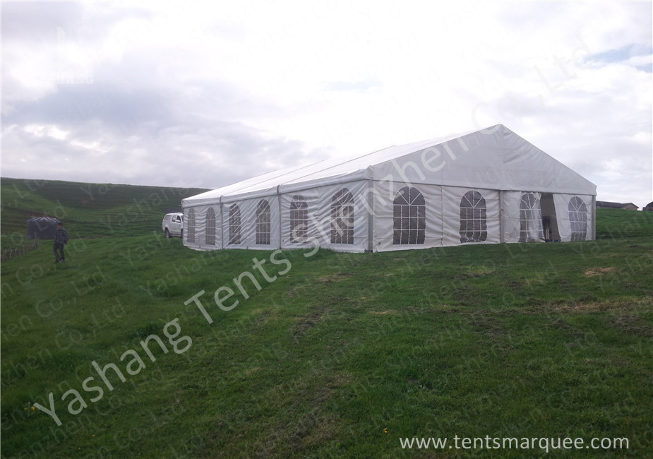 Interior Luxury Lining Decoration Outdoor Party Tents , Aluminum Profile Waterproof Outdoor Tent