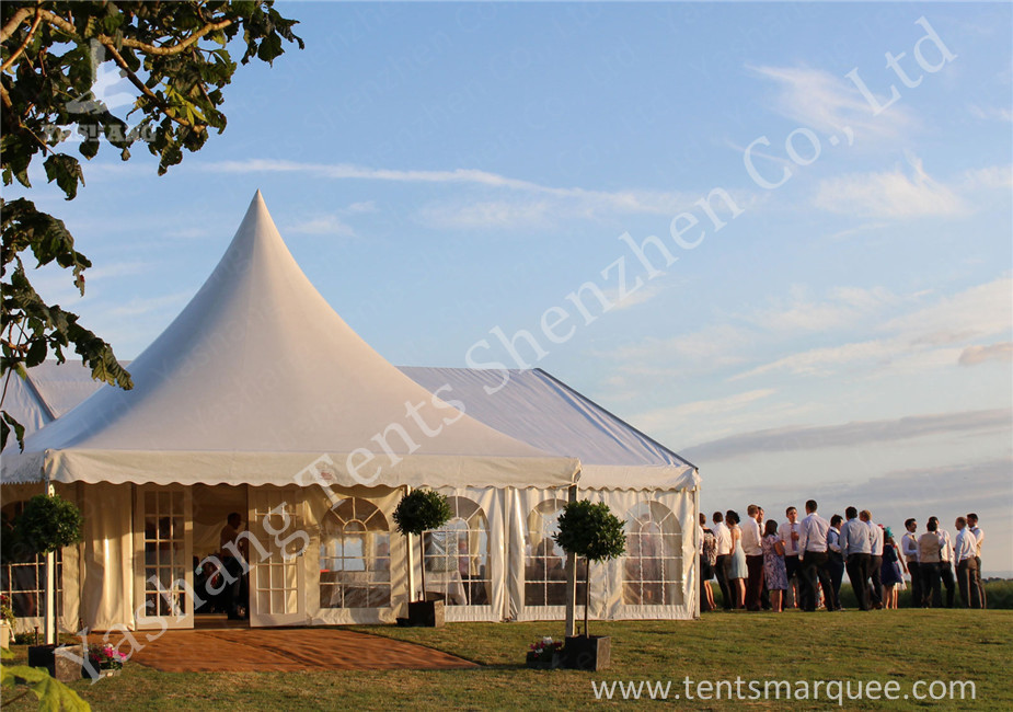 Decorated Luxury Wedding Tents Marquee With Noble / Gorgeous Linings