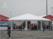 Luxury Decoration Gazebo Canopy Tents , Glass Wall Outside Gazebos Canopies